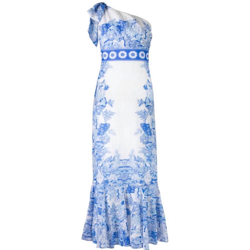 Anna Cate Celine Maxi Dress -Blue Forest Size M